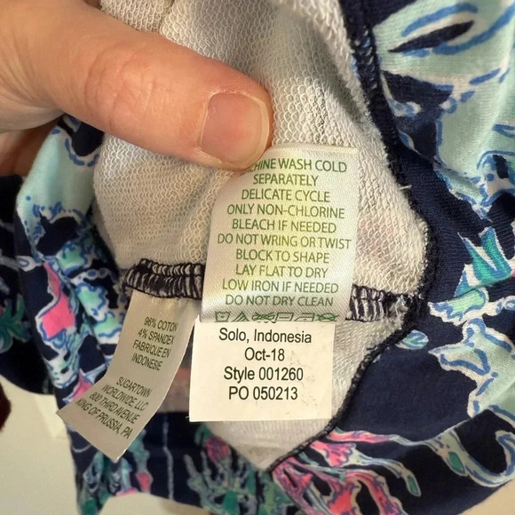 Lilly Pulitzer Skipper Dress Womens XXSmall Long Sleeve Pop Up Monkey Trouble - Picture 10 of 14